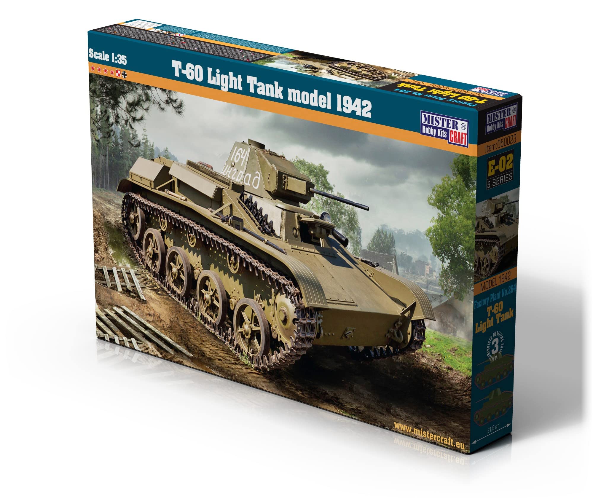 Mistercraft 1:35 T-60 Light Tank Model 1942