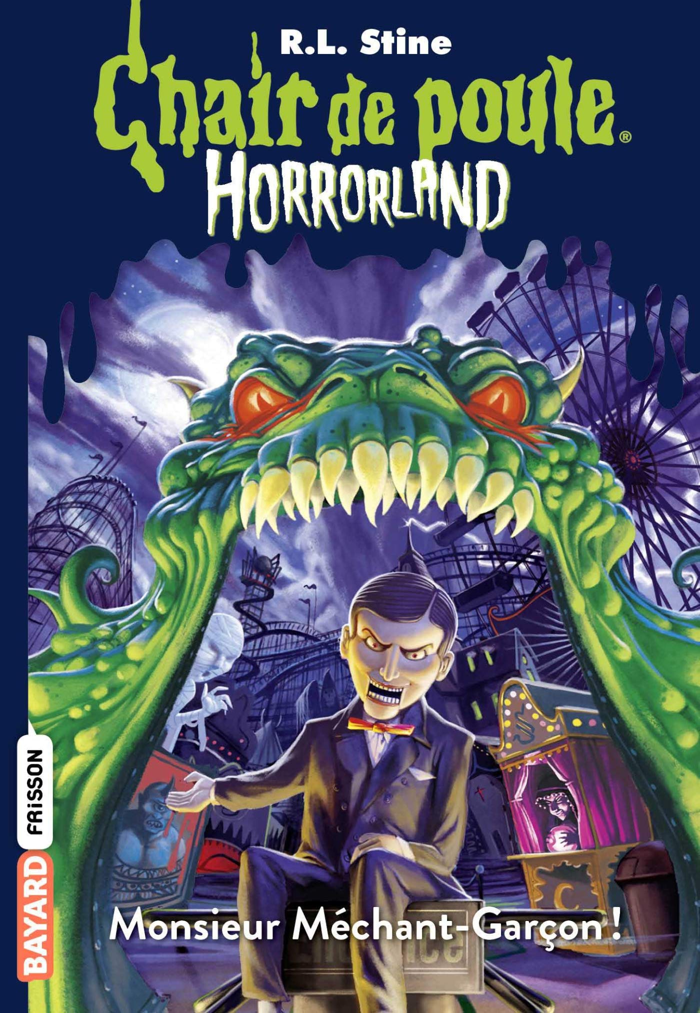Amazon Fr Horrorland Tome 01 Monsieur Mechant Garcon Stine R L Lamorlette Marie Jose Livres