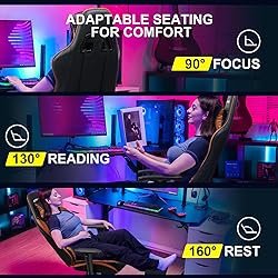 GTRACING Gaming Chair with Footrest, Ergonomic
