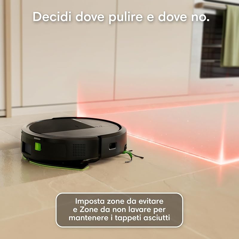 Roomba® 115 Combo robot aspirapolvere lavapavimenti, 15.000 Pa