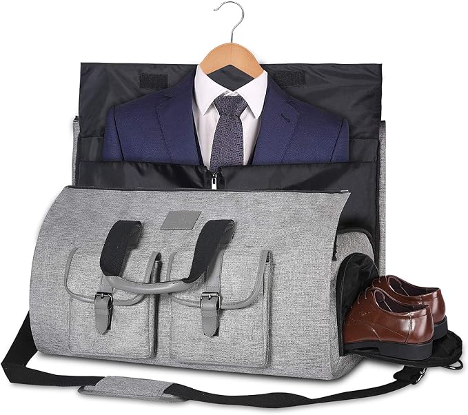 Carryon Garment Bag Large Duffel Bag Suit Travel Bag Weekend Bag
