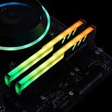 EZDIY-FAB ARGB DDR RAM Cooler Heatsink 5V 3Pin Motherboard Sync Black 2 Pack view 6