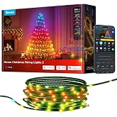 Govee Christmas Lights 2, 99FT 300LEDs Holiday String Lights, Green Wire | Smart RGBWIC LED Decoration for Indoor Outdoor Tree, Living room, 130+ Preset Scenes, Shape Mapping Function, AI Light Show