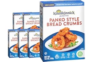 Kinnikinnick - Panko Style Bread Crumbs - Gluten Free, Allergy Friendly Vegan Bread Crumbs - 12.5 oz. Boxes - 6 Pack