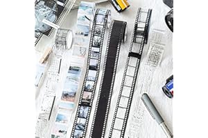 RASTKY Film Series Scrapbook Tape No Adhesive Residue for DIY Film Scrapbooking Projects