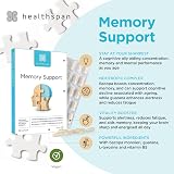 Healthspan Memory Support 60 Capsules | Bacopa Monnieri Guarana Zinc Biotin view 2