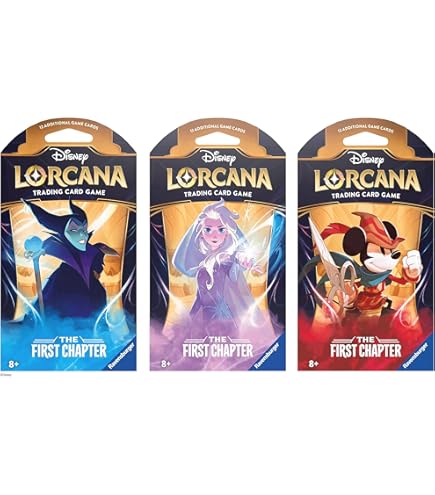 disney lorcana tcg: the first chapter booster box Amazon.com: Ravensburger Disney Lorcana TCG: The First Chapter Assorted  Single Booster Pack (12 Cards) | Collectible Trading Cards | Ideal for  Disney Fans & TCG Players