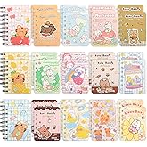 30 Packs Mini Notebooks Portable Pocket Notebook for Gifts and Office Back to School Classroom rewards College Ruled Pages (Cartoon)