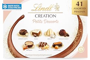 Lindt Creation Desserts, Assorted Chocolate Candy Gift Box, 41 Pieces