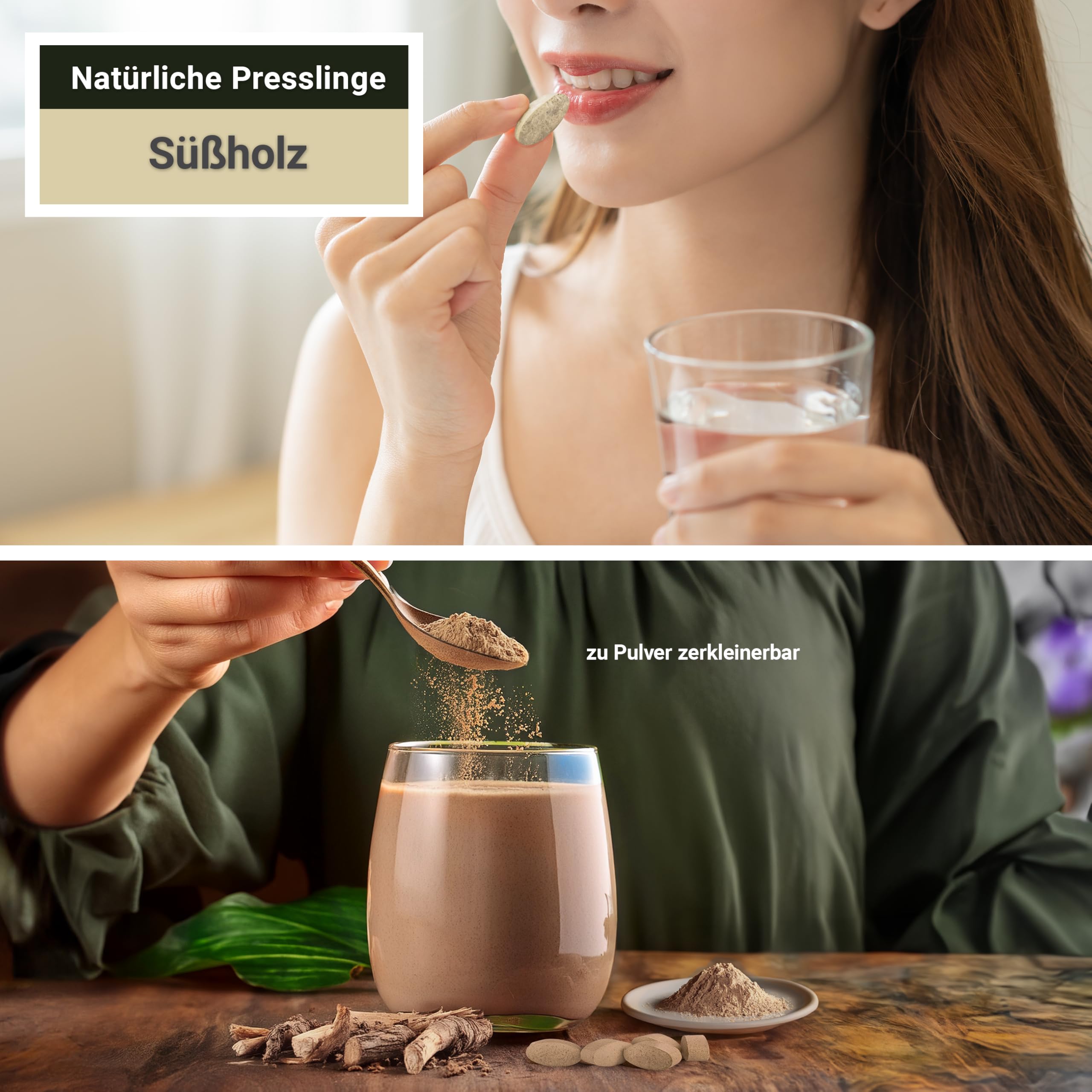 Süßholz Tabletten à 450mg Wirkstoff (Glycyrrhiza glabra, Süßholzwurzel), Premium Qualität, Hergestellt in Österreich, Tabletten statt Kapseln, Vegan 3