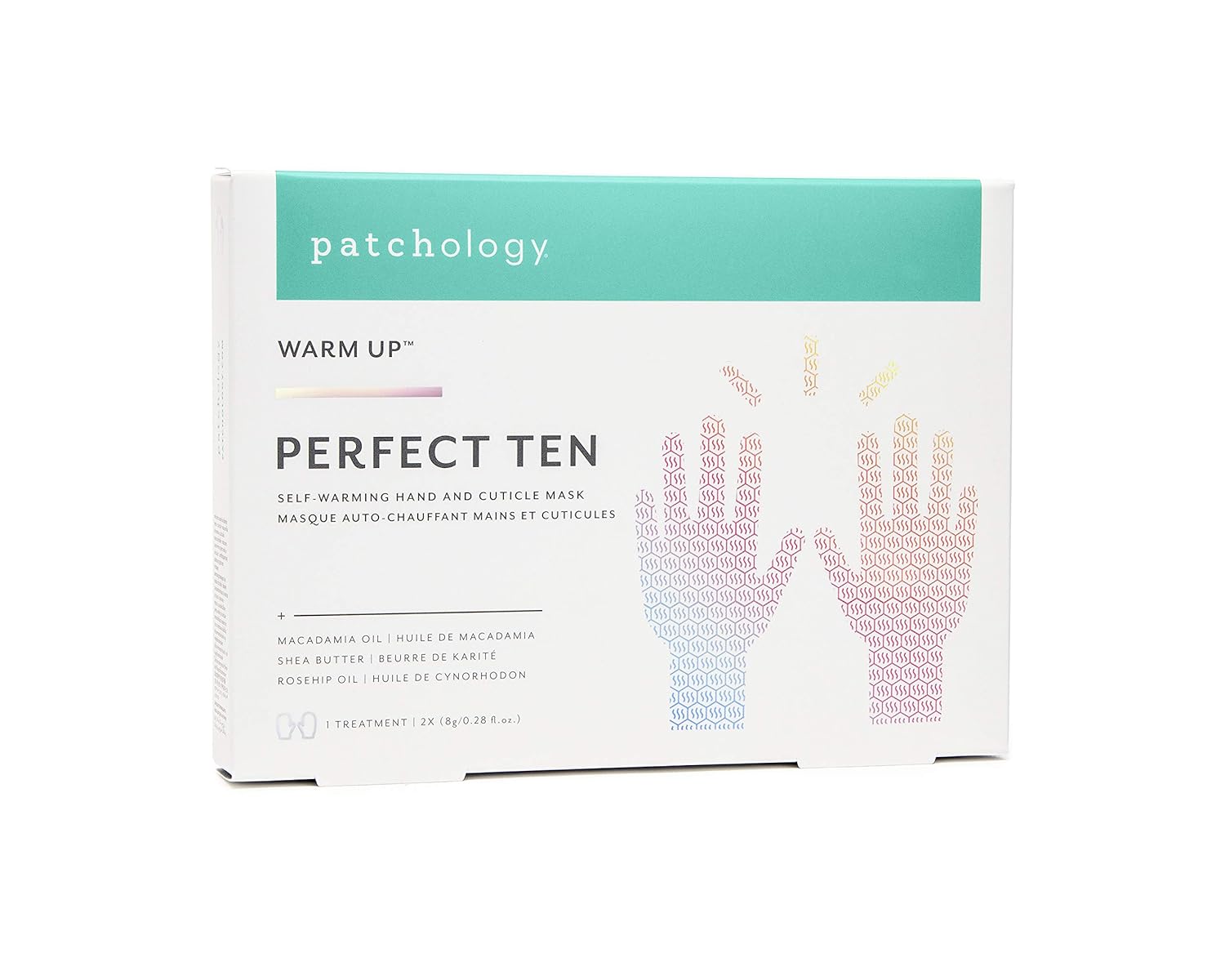 Patchology Warm Up Perfect Ten Self-warming Hand & Cuticle Mask: Premium Beauty