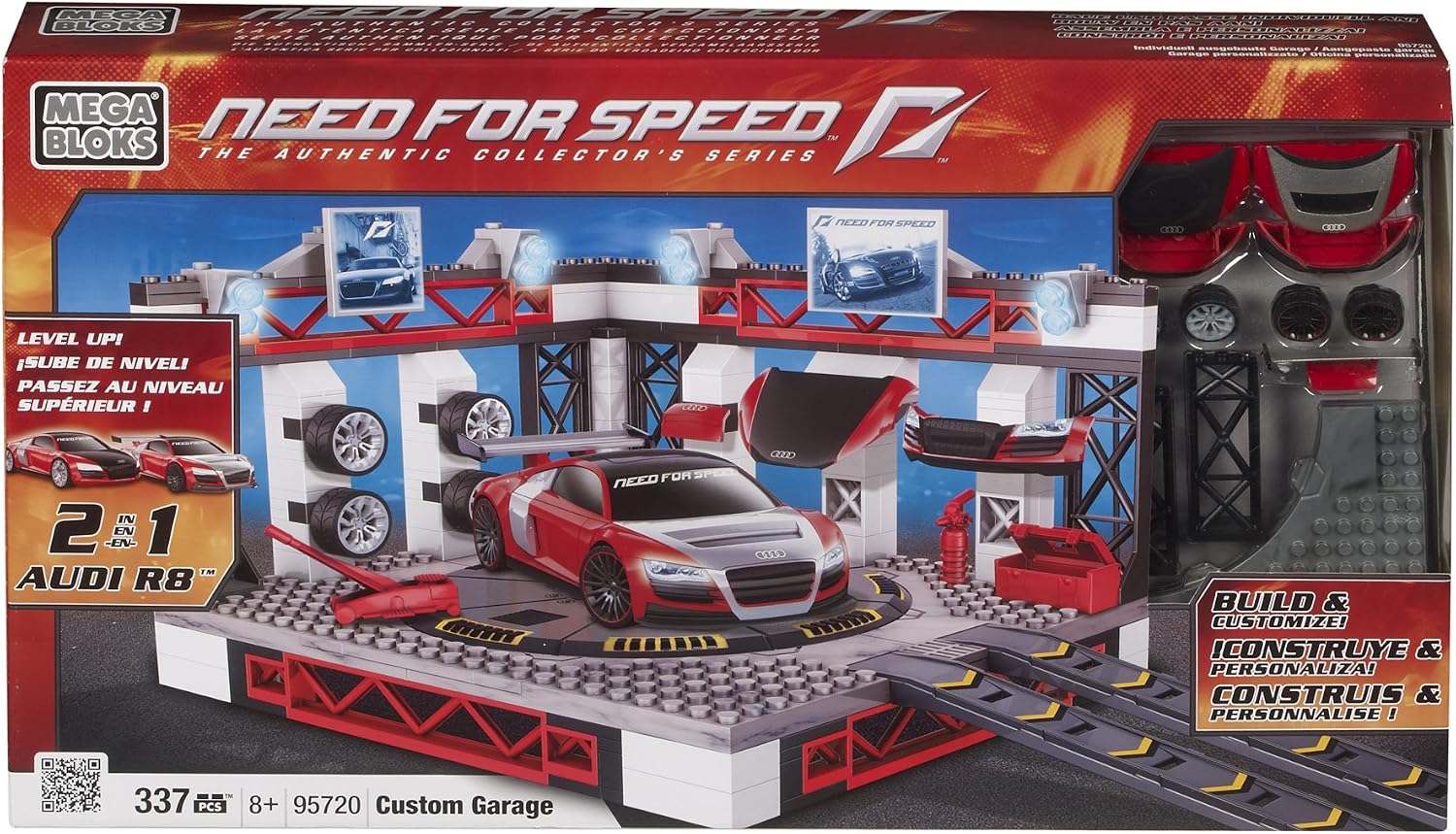 Mega Bloks 95720 - Need for Speed Dream Garage (Audi R8, NFS Custom R8