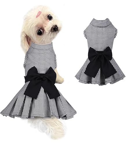 Vestiti Per Cani E Gatti - Set Coppia Con Gilet E Vestito In Pizzo | Per Piccole E Medie Taglie