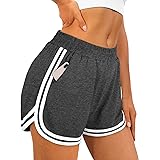 OFEEFAN Womens Athletic Shorts with Pockets Workout Running Summer Lounge Dolphin Shorts