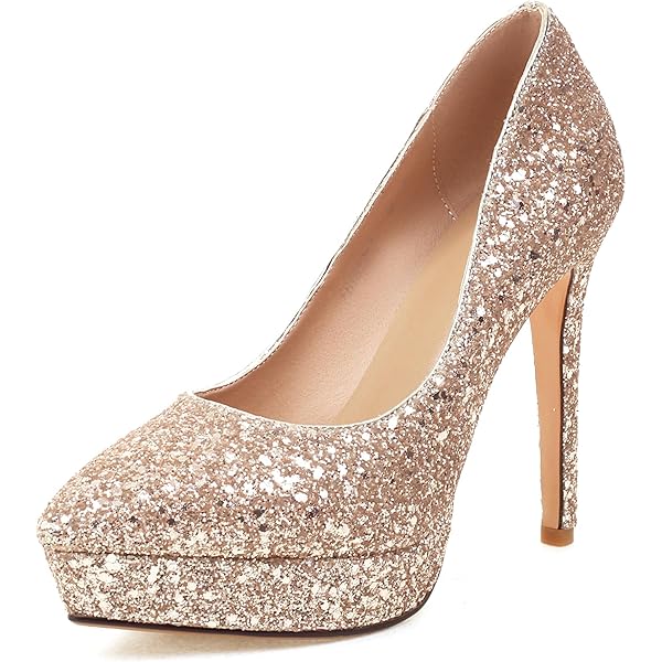 Amazon.com | UniqueStride Womens Stiletto Platform Pumps