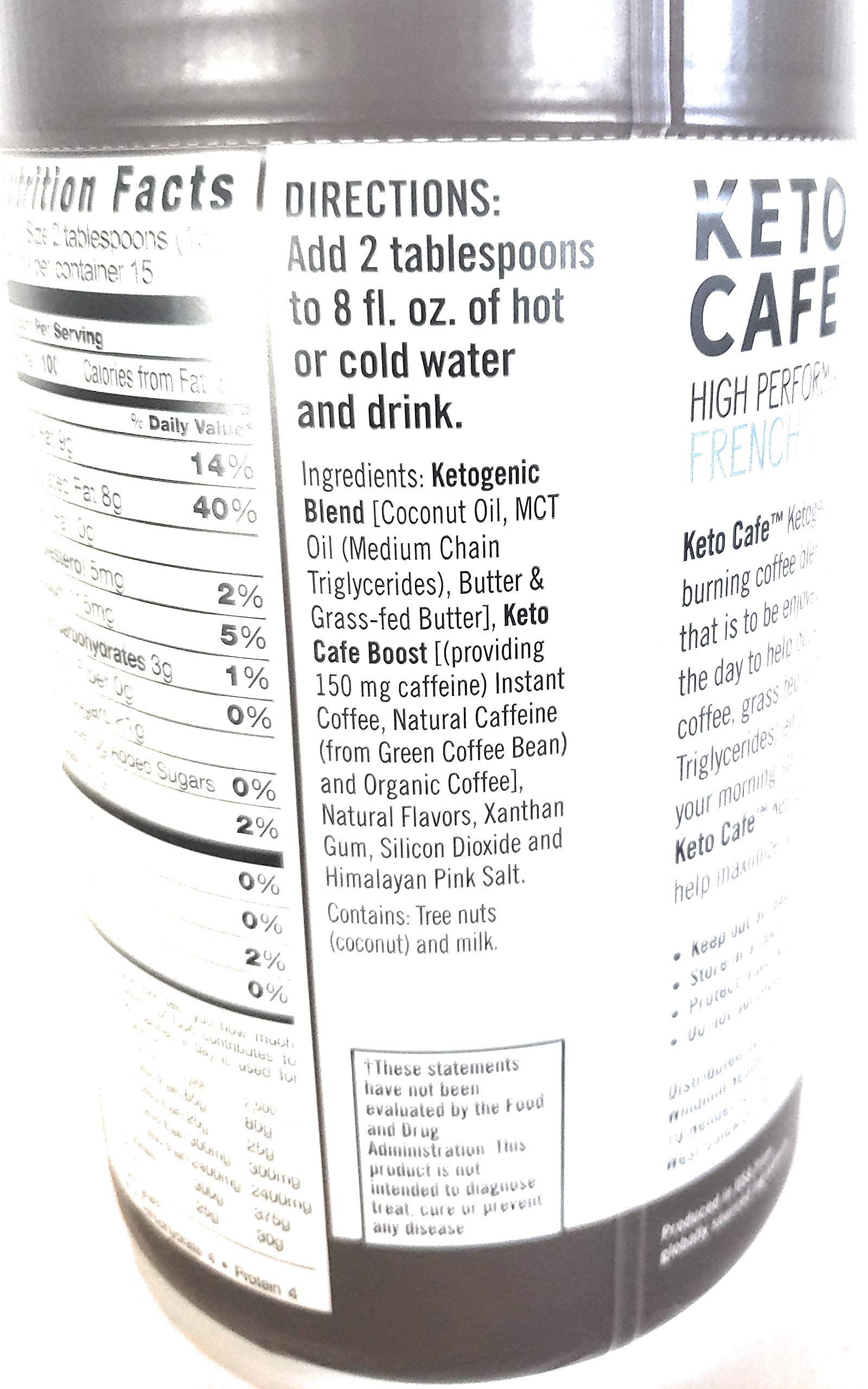 Keto Cafe Ketogenic Coffee French Vanilla Flavor My Easy