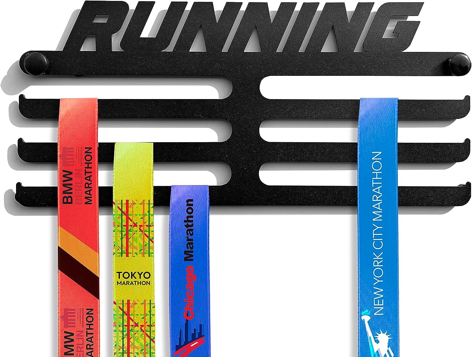 Medal and dorsal hanger (100% Steel) - Made in Spain (RUNNER) — image 1