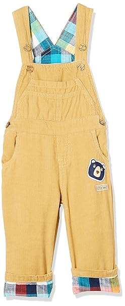 Baby Boys Regular Fit Cotton Dungaree