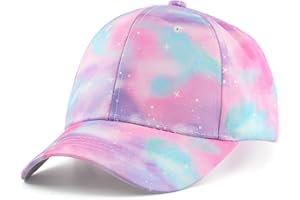 Duoyeree Kids Baseball Cap Sun Hat Adjustable Lightweight Soft Summer Beach Play Hat for Toddlers Little Boys Girls