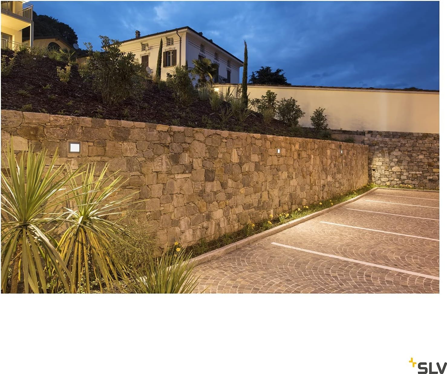 SLV recessed Wall Light DOWNUNDER Out LED L/Illumination for Walls Paths, entrances, Built-in Outdoor Light - Image 3