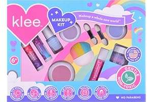 LUNASTAR Luna Star Klee Ultimate Makeup Kit. Gentle and Non-Toxic. Kid-Friendly. Made in USA. (Arc of Joy)