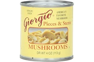 Giorgio Mushrooms Pieces and Stem, 4 Ounce, 12 Count