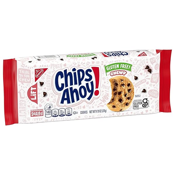 CHIPS AHOY! CHEWY GLUTEN FREE FUDGY CHOCOLATE CHIP COOKIES, 9.75 OZ
