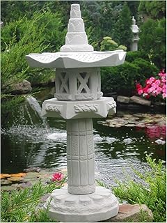 Yukimi auf Säule Hk japanische Steinlaterne Laterne