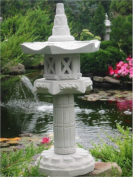 Yukimi Auf Saule Hk Japanische Steinlaterne Laterne Amazon De Garten