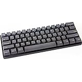 Mechanical Keyboard - KBC Poker 3 - Black Case - PBT Keycaps - Cherry Mx-Blue [Metal Casing]