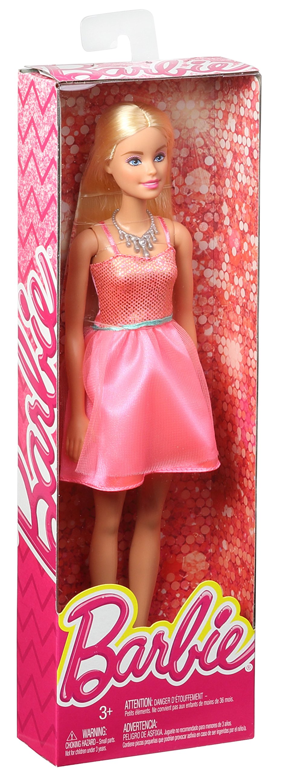 barbie glitz doll pink dress