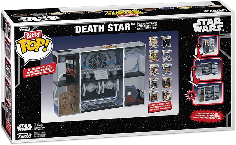 Bitty POP! Box Bundle: Star Wars - Bitty Box and 10 Mini Figures - Luke Skywalker, Darth Vader, Han Solo and more