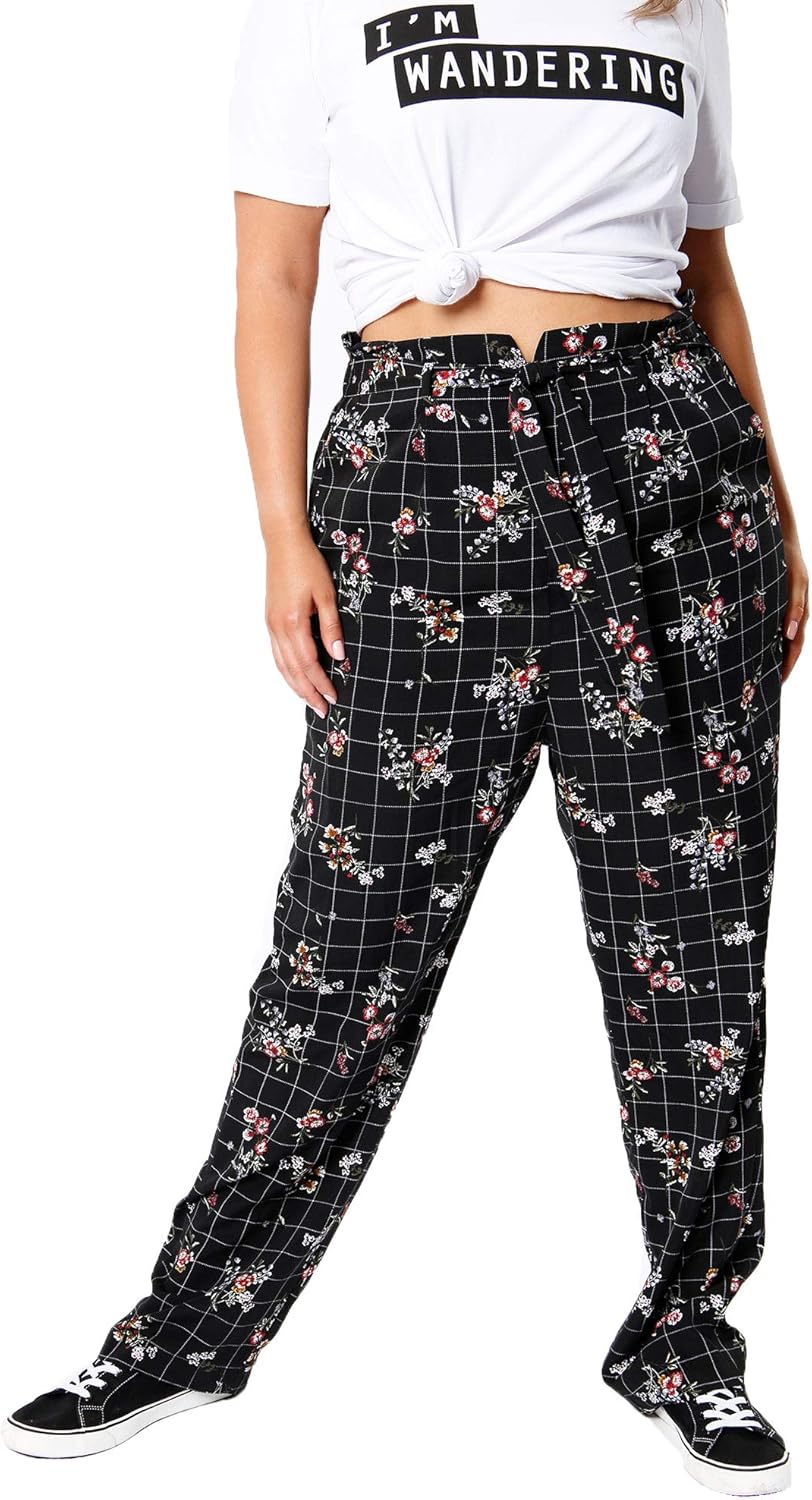 paperbag trousers plus size