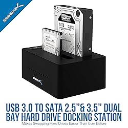 SABRENT USB 3.0 to SATA Dual Bay External Hard