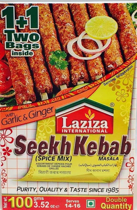 Laziza Seekh Kebab Masala 100g Amazon.co.uk Baby
