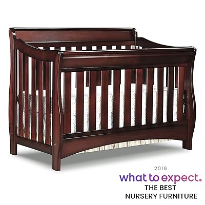 Delta Children 4-in-1 Convertible Baby Crib, Black Portugal Ubuy
