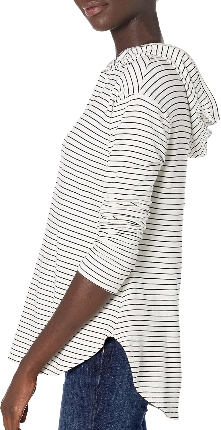  Brand - Daily Ritual Women's Supersoft Terry Long-Sleeve Hooded Pullover: Clothing