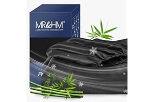 MR&HM King Fitted Sheet Only, Ultra-Soft Blend Rayon Derived from Bamboo, Silky & Breathable, 15" Deep Pockets with Elastic S