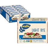 Wasa Light Rye Crispbread, 9.5 Ounce (Pack of 12)