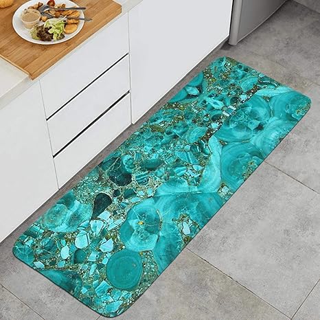 Kimode 2 Piece Microfiber Kitchen Rugs Cushioned Chef Soft Non