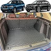 7DEEKEI Cargo Mat Compatible with 2018-2024 BMW X3 G01 Trunk Mat and Rear Backrest Cargo Liners All Weath (Not Fit X3 xDrive 30e)