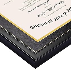 upsimples 11x14 Diploma Frame with High Definition
