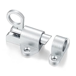 INIRET 4 Packs Self-Closing Latches，Silver Gray