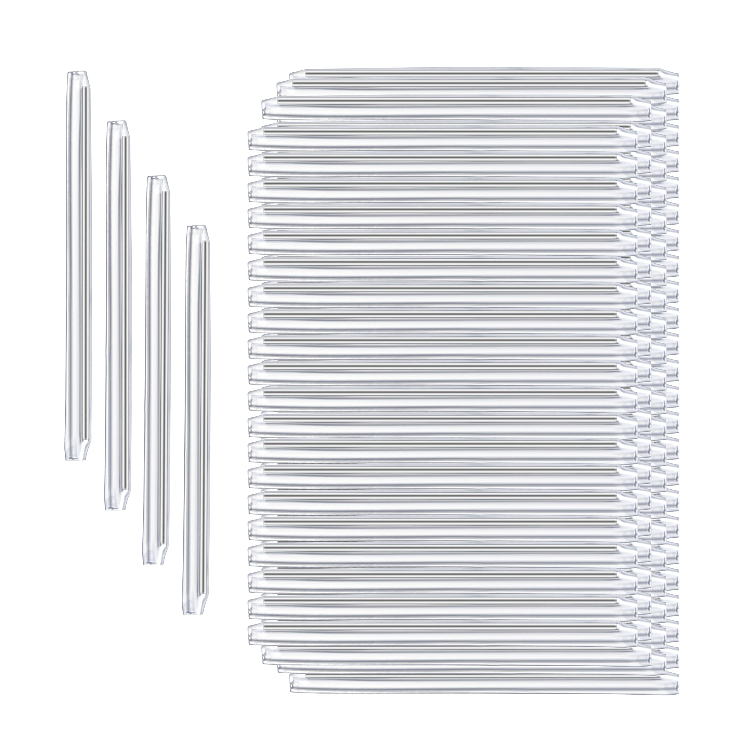 Dia 5mm 60mm Length 500pcs Fiber Heat Shrink Tubing - Fiber Fusion Splice Protection Sleeve 1.0mm Steel Needle Transparent Fiber Splice Tubes(Pre- Shrunk - View #8