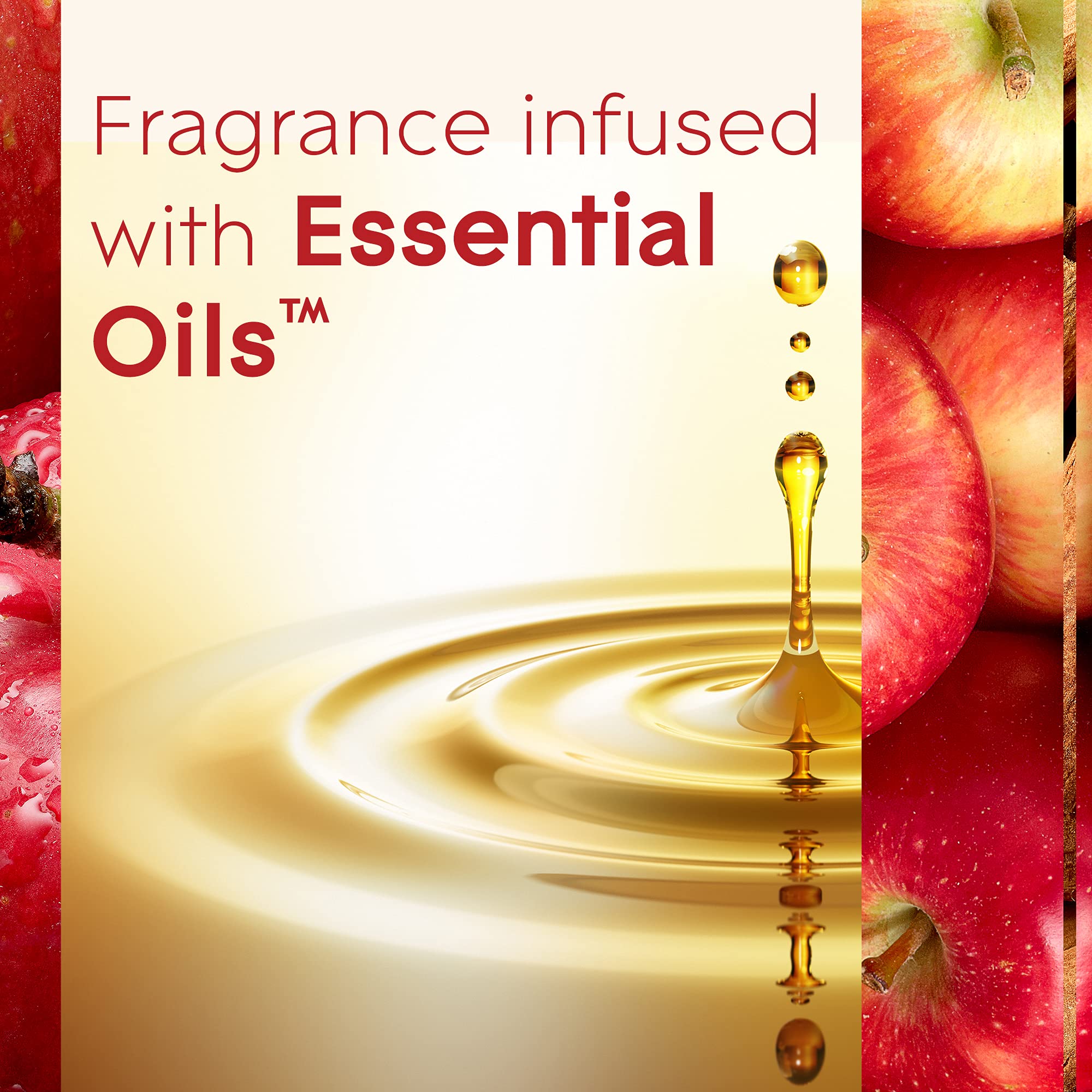 Glade PlugIns Refills Air Freshener Starter Kit, Scented and Essential Oils for Home and Bathroom, Apple of My Pie, 0.67 Fl Oz, 1 Warmer + 1 Refill