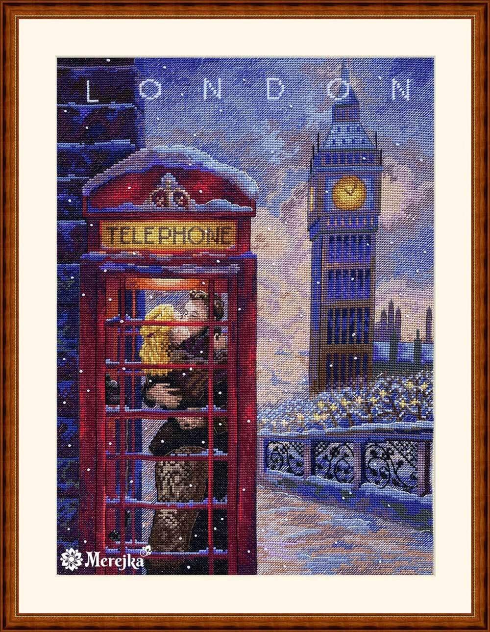 Merejka Cross Stitch Set, Multicoloured, 24,5x33 cm