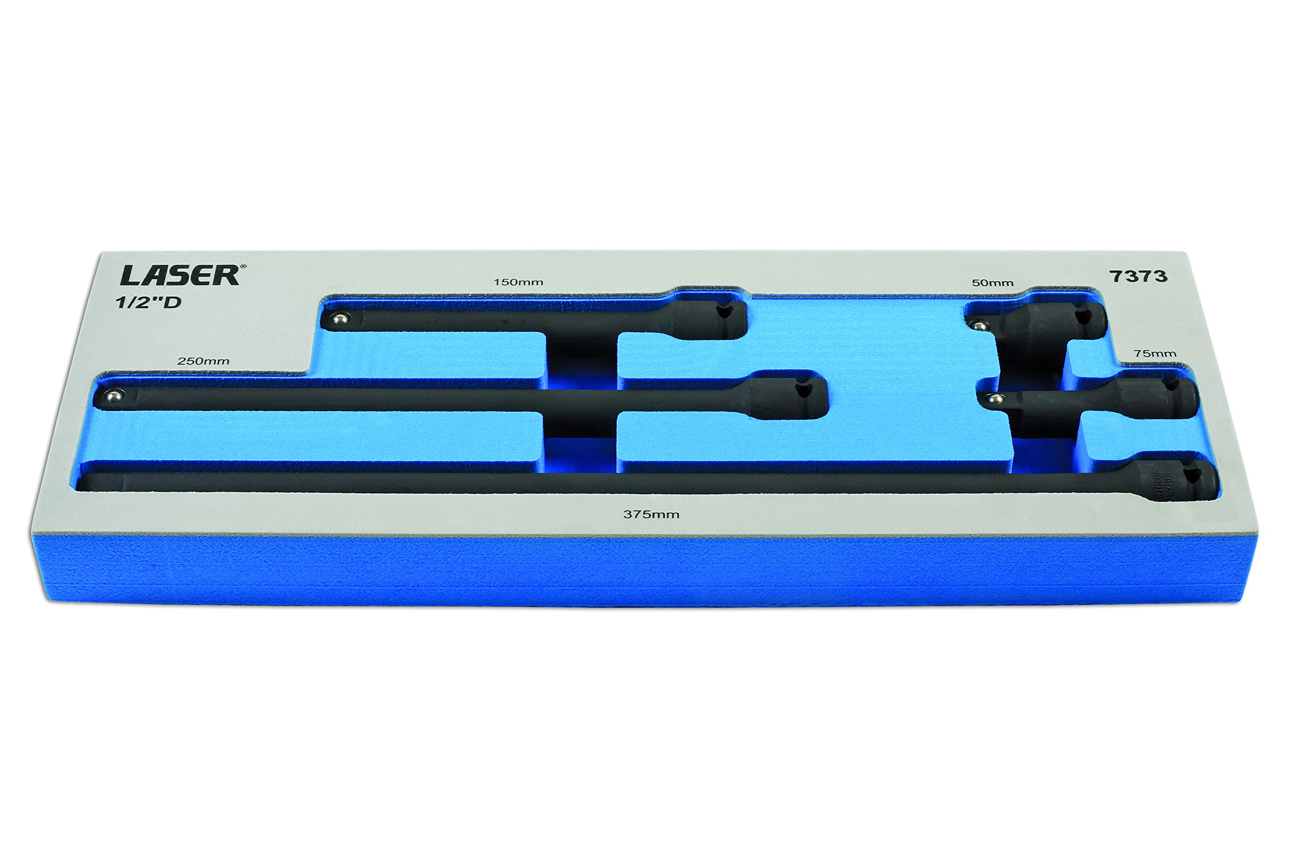 Laser 7373 Impact Extension Bar Set 1/2"D 5PC
