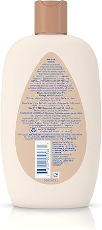 johnson's baby lotion vanilla oatmeal