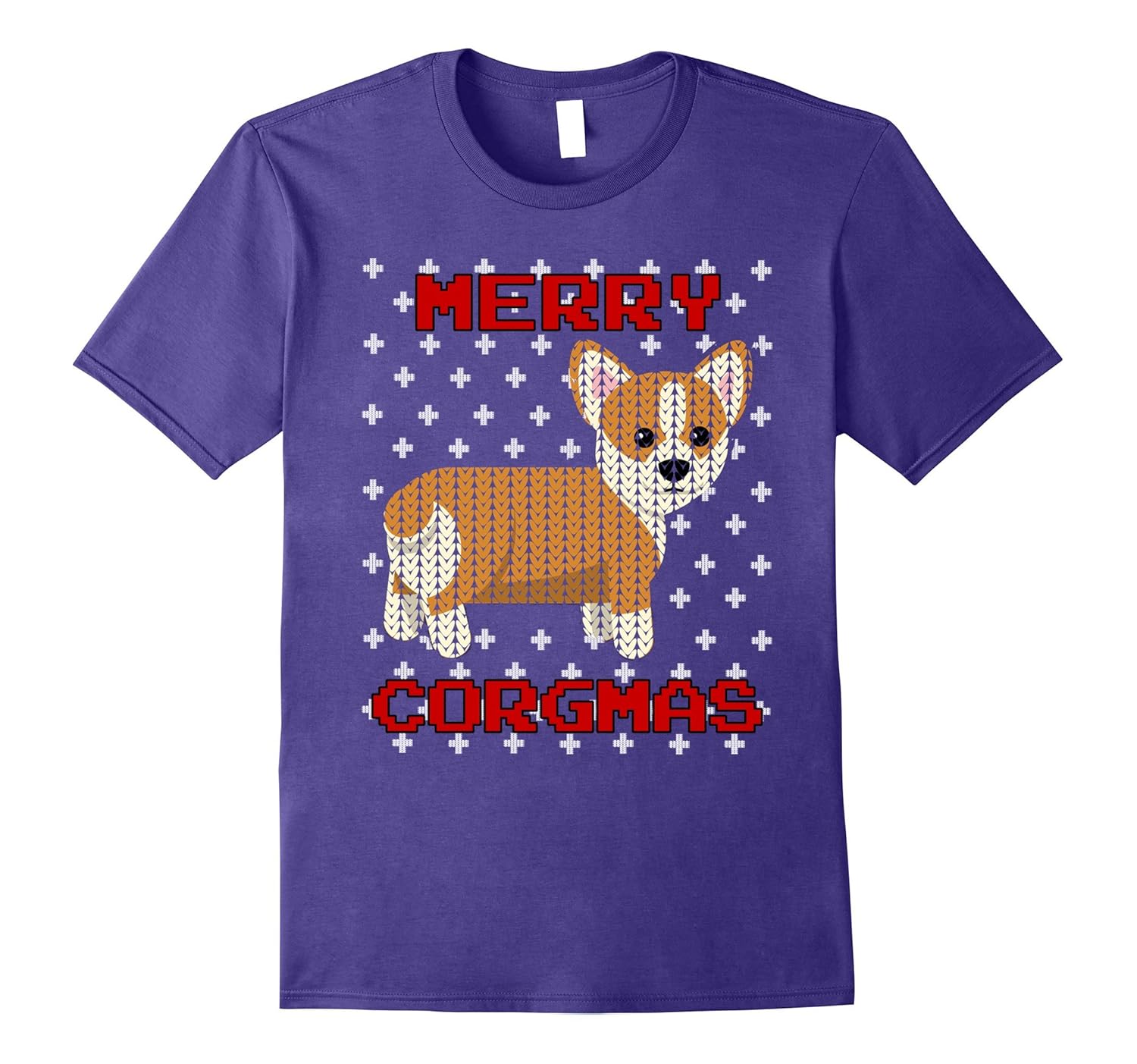 MERRY CORGMAS Ugly Christmas Sweater Shirt Corgi Dog Pet-ANZ