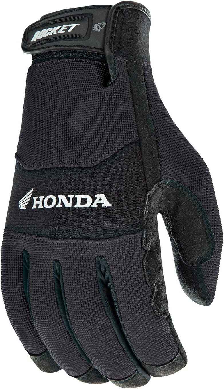 Black//Black, X-Large Joe Rocket Crew Touch Mens Motorcycle Riding Gloves